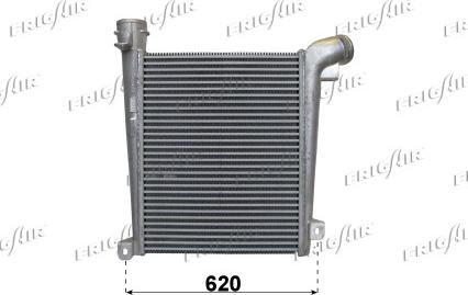 Frigair 0706.3504 - Intercooler, charger autospares.lv