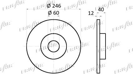 Frigair DC07.114 - Brake Disc autospares.lv