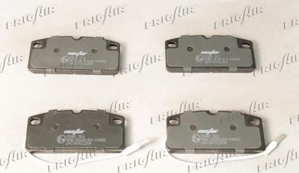 Frigair PD40.501 - Brake Pad Set, disc brake autospares.lv