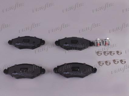 Frigair PD08.502 - Brake Pad Set, disc brake autospares.lv