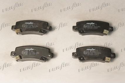 Frigair PD15.506 - Brake Pad Set, disc brake autospares.lv