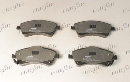 Frigair PD15.507 - Brake Pad Set, disc brake autospares.lv