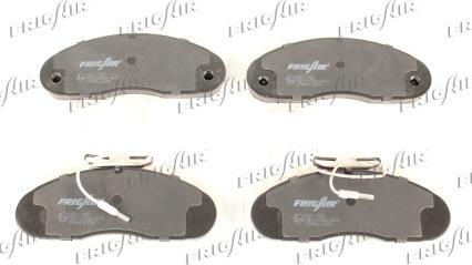 Frigair PD21.502 - Brake Pad Set, disc brake autospares.lv