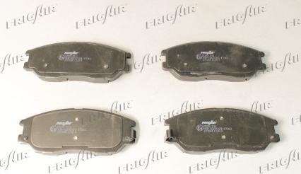 Frigair PD28.511 - Brake Pad Set, disc brake autospares.lv