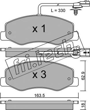 Fri.Tech. 917.0 - Accessory Kit, brake shoes autospares.lv