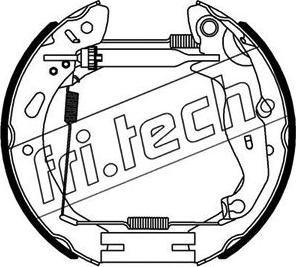 Fri.Tech. 16442 - Brake Shoe Set autospares.lv