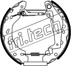 Fri.Tech. 16452 - Brake Shoe Set autospares.lv