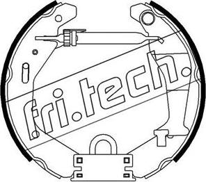 Fri.Tech. 16476 - Brake Shoe Set autospares.lv