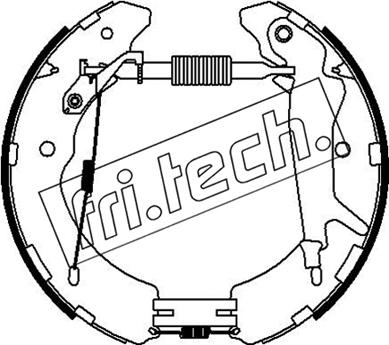 Fri.Tech. 16528 - Brake Shoe Set autospares.lv