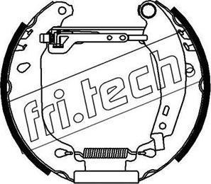 Fri.Tech. 16091 - Brake Shoe Set autospares.lv