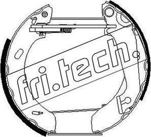 Fri.Tech. 16069 - Brake Shoe Set autospares.lv