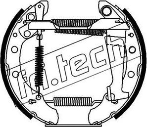 Fri.Tech. 16082 - Brake Shoe Set autospares.lv