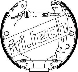 Fri.Tech. 16157 - Brake Shoe Set autospares.lv