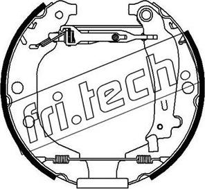 Fri.Tech. 16163 - Brake Shoe Set autospares.lv