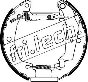 Fri.Tech. 16189 - Brake Shoe Set autospares.lv