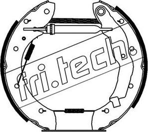 Fri.Tech. 16179 - Brake Shoe Set autospares.lv