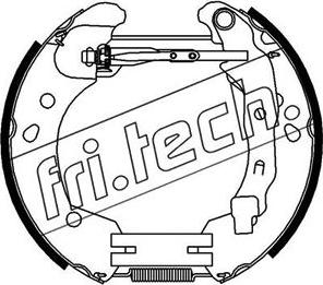 Fri.Tech. 16396 - Brake Shoe Set autospares.lv