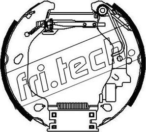 Fri.Tech. 16384 - Brake Shoe Set autospares.lv