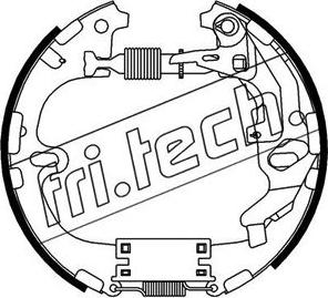 Fri.Tech. 16331 - Brake Shoe Set autospares.lv