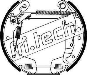 Fri.Tech. 16231 - Brake Shoe Set autospares.lv