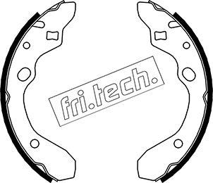 Fri.Tech. 1049.144 - Brake Shoe Set autospares.lv