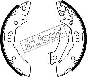 Fri.Tech. 1046.204 - Brake Shoe Set autospares.lv