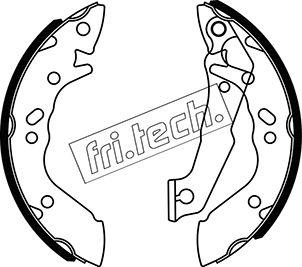 Fri.Tech. 1046.202 - Brake Shoe Set autospares.lv