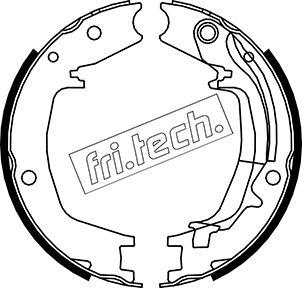 Fri.Tech. 1046.215Y - Brake Shoe Set, parking brake autospares.lv