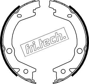 Fri.Tech. 1046.220 - Brake Shoe Set, parking brake autospares.lv