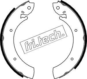 Fri.Tech. 1040.080 - Brake Shoe Set autospares.lv