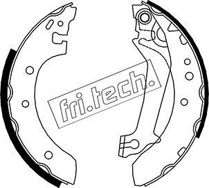 Fri.Tech. 1040.142 - Brake Shoe Set autospares.lv