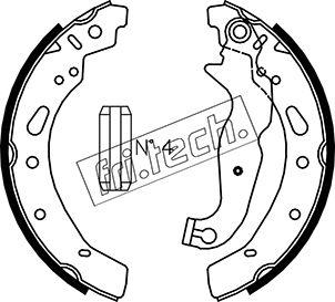 Fri.Tech. 1040.161 - Brake Shoe Set autospares.lv