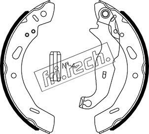 Fri.Tech. 1040.162 - Brake Shoe Set autospares.lv