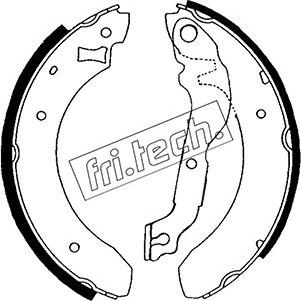 Fri.Tech. 1040.117 - Brake Shoe Set autospares.lv