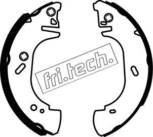 Fri.Tech. 1040.136 - Brake Shoe Set autospares.lv