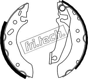 Fri.Tech. 1040.132 - Brake Shoe Set autospares.lv