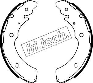 Fri.Tech. 1047.379 - Brake Shoe Set autospares.lv