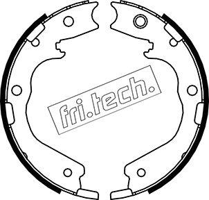 Fri.Tech. 1047.378 - Brake Shoe Set, parking brake autospares.lv