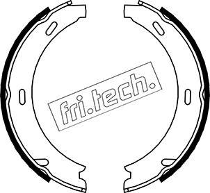 Fri.Tech. 1052.117 - Brake Shoe Set, parking brake autospares.lv