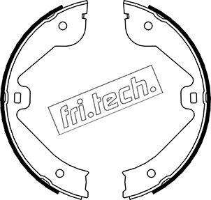 Fri.Tech. 1052.131 - Brake Shoe Set, parking brake autospares.lv