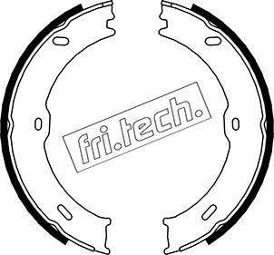 Fri.Tech. 1052.133 - Brake Shoe Set, parking brake autospares.lv