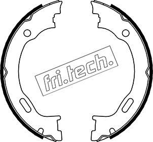 Fri.Tech. 1052.129 - Brake Shoe Set, parking brake autospares.lv