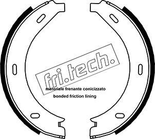 Fri.Tech. 1052.123 - Brake Shoe Set, parking brake autospares.lv