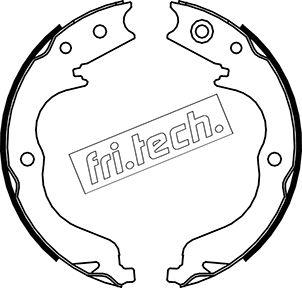 Fri.Tech. 1064.180 - Brake Shoe Set, parking brake autospares.lv