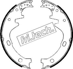 Fri.Tech. 1067.164 - Brake Shoe Set autospares.lv