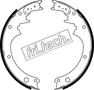 Fri.Tech. 1067.165 - Brake Shoe Set autospares.lv