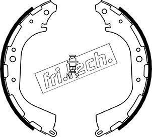 Fri.Tech. 1067.183 - Brake Shoe Set autospares.lv