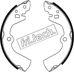 Fri.Tech. 1067.172 - Brake Shoe Set autospares.lv