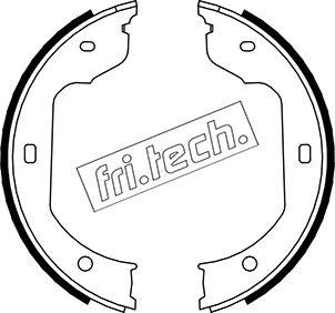 Fri.Tech. 1019.029 - Brake Shoe Set, parking brake autospares.lv