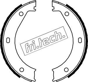 Fri.Tech. 1019.023 - Brake Shoe Set, parking brake autospares.lv